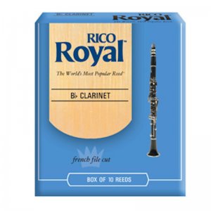 Rico Royal Bb Clarinet Reeds,  (Box 10) Strength 2